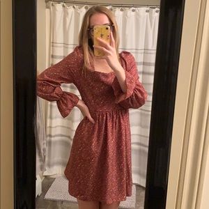 NWOT SHEIN Red Floral Dress